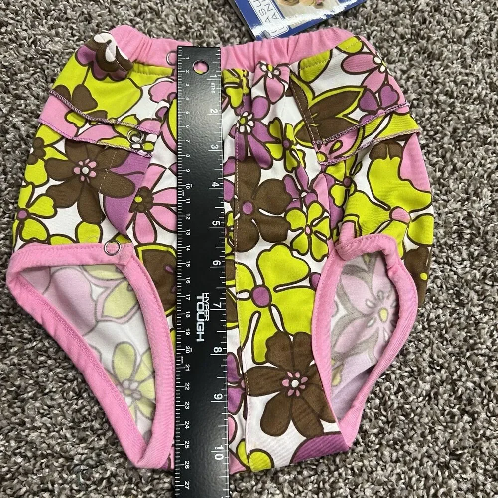 Casual Canine Maui Flowers Bikini Bottom (only) Size Medium NWT
